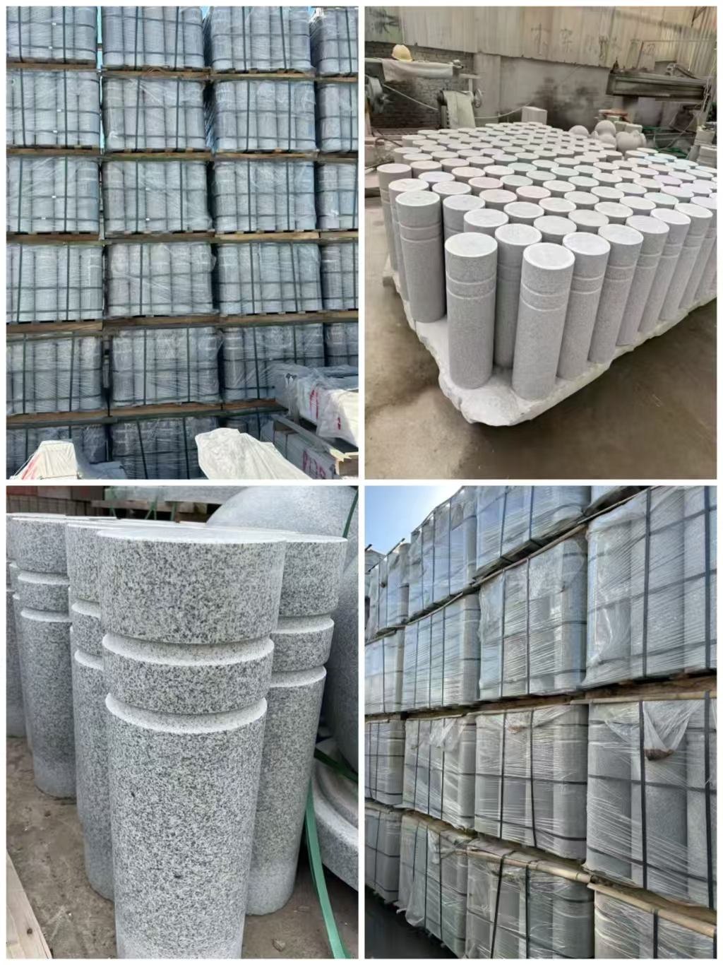 贵阳 芝麻白花岗岩挡车柱、隔离柱多少钱