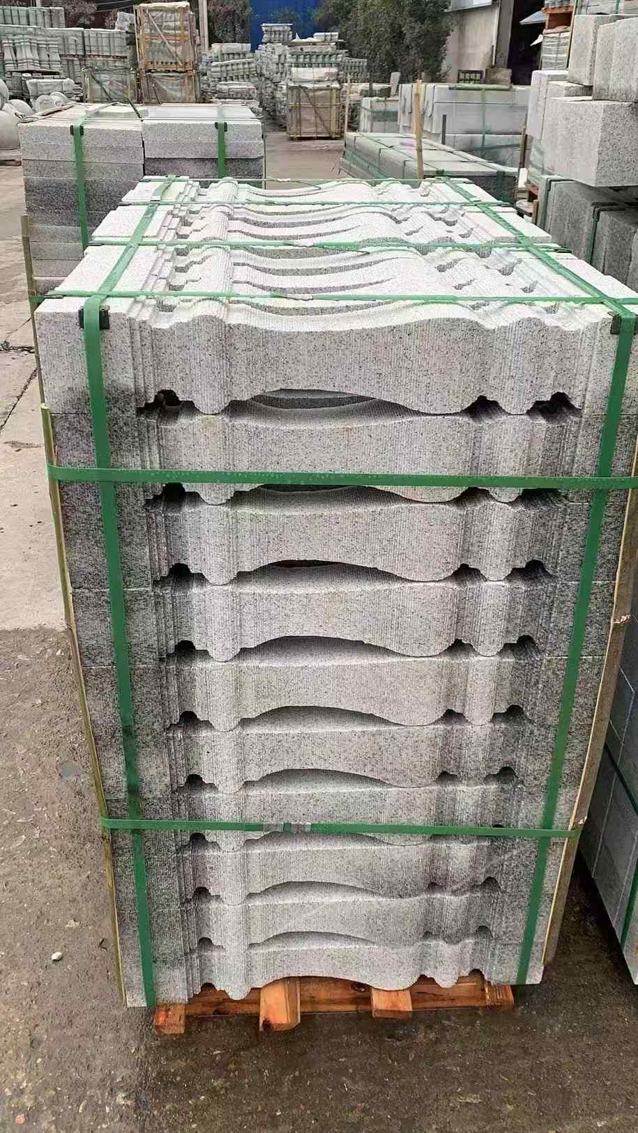 贵阳 芝麻白方形拉丝面，栏杆花瓶柱